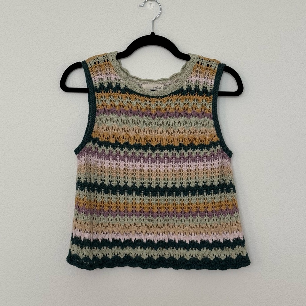 Universal Thread Crochet Vest Tank Top